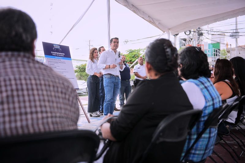 Impulsa Felifer Macías rehabilitación urbana en San Pablo con inversión conjunta entre Municipio y el Estado