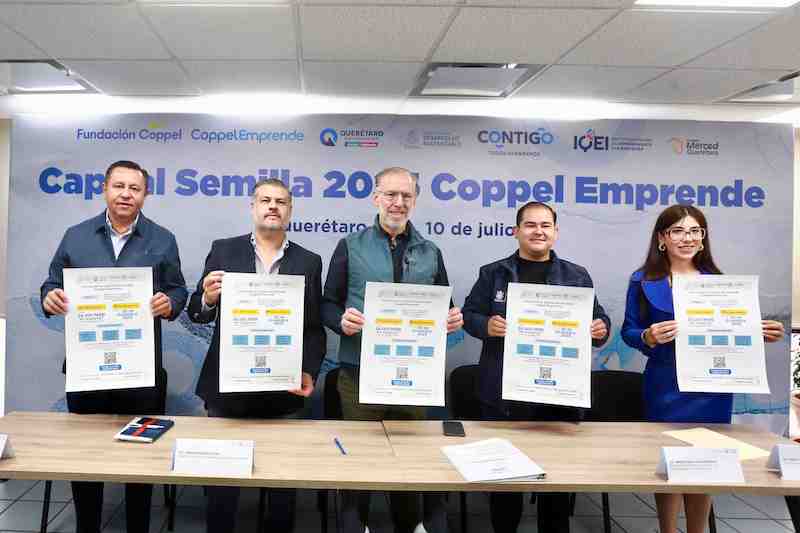 Lanzan segunda edición de Capital Semilla Coppel Emprende en Querétaro