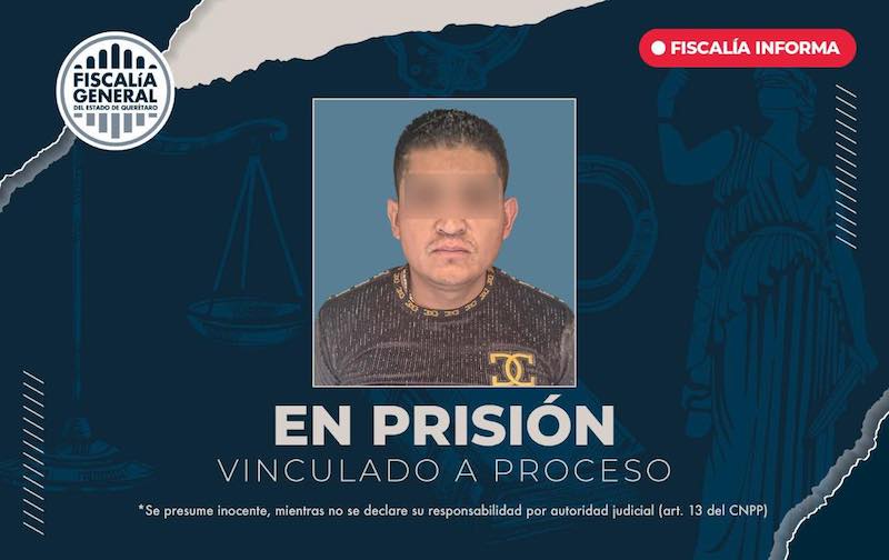 Vinculan a proceso a hombre por robo calificado de vehículo en Huimilpan
