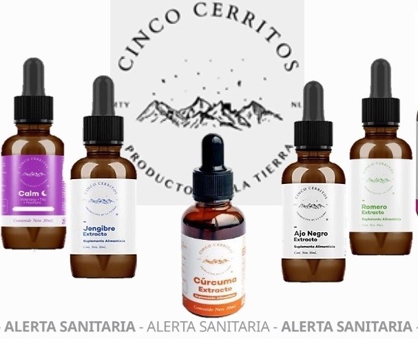 COFEPRIS emite alerta sanitaria por publicidad engañosa de productos Cinco Cerritos