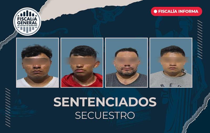 Condenan a 730 años de prisión a cuatro personas por secuestro agravado en Querétaro