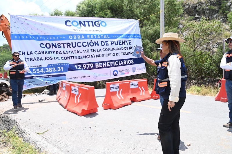 Inician preparativos para construcción de puente en la carretera Colón–Tolimán