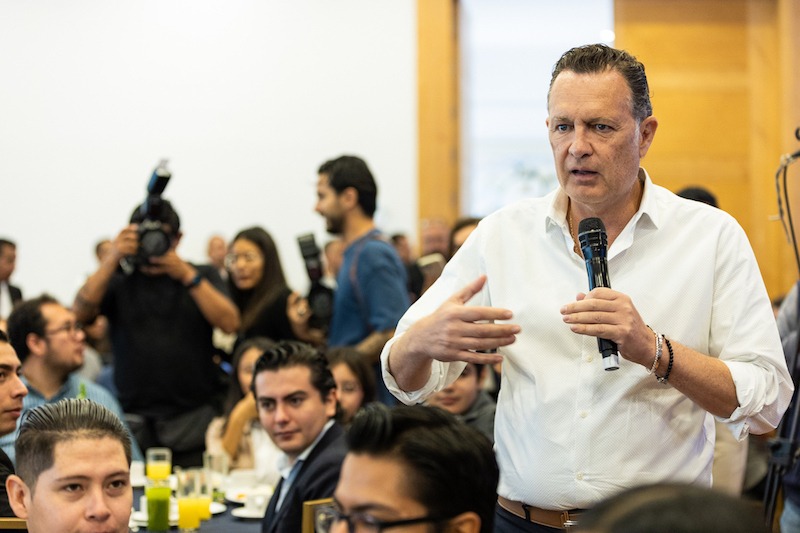 Mauricio Kuri se reúne con 300 jóvenes líderes para impulsar su desarrollo y participación en Querétaro