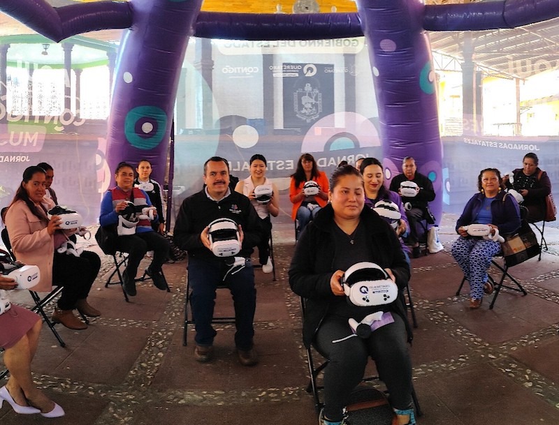 Realizan jornada “Aquí Contigo, Mujeres” en San Joaquín