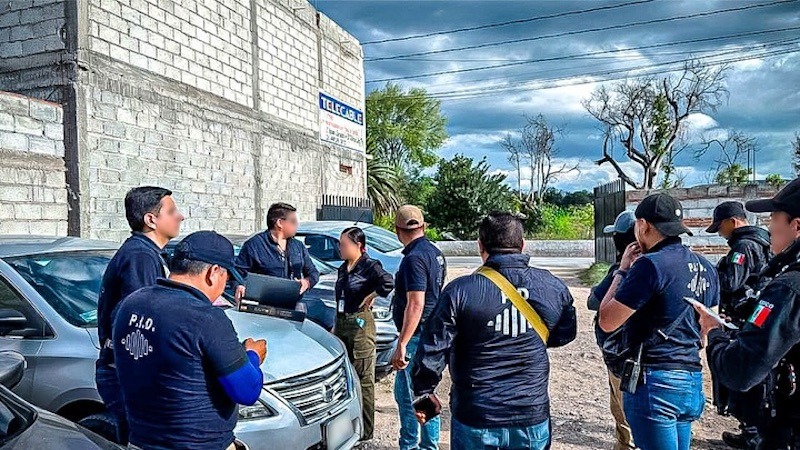 Recuperan tres vehículos con reporte de robo durante operativo en la Feria de Tolimán