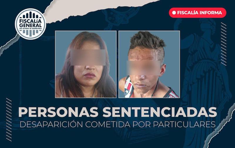 46 años pasarán en prisión dos personas por desaparición cometida por particulares en El Marqués