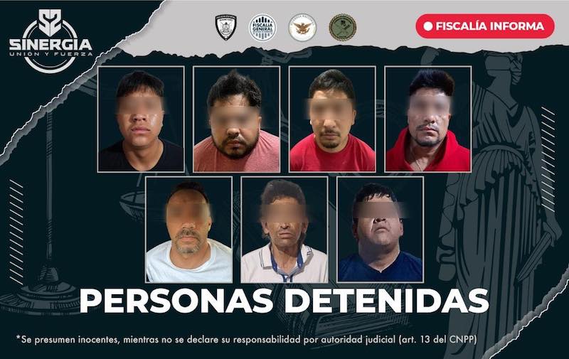 Detienen a siete personas tras cateos simultáneos en Querétaro y Corregidora