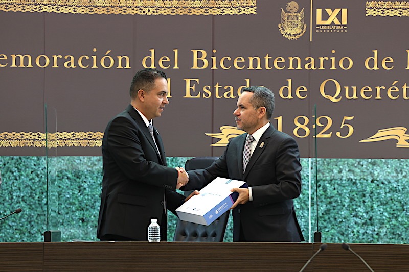 Entregan a la Legislatura el 4º Informe de Gobierno de Mauricio Kuri