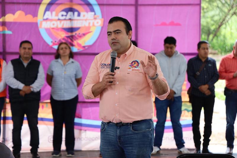 Gaspar Trueba acerca el programa Alcalde en Movimiento a San Vicente El Alto