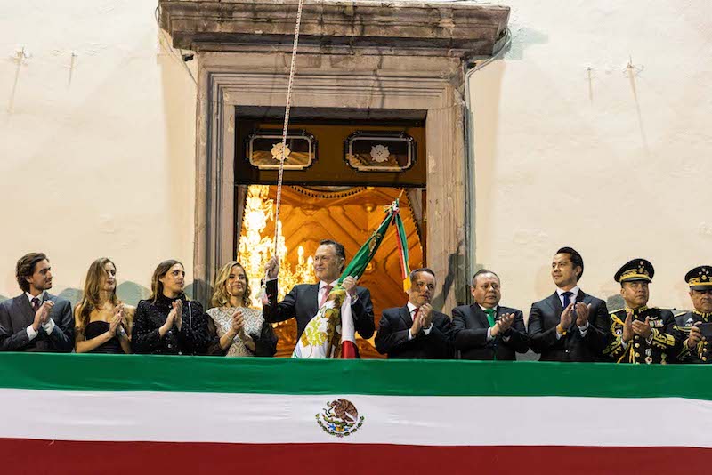 Querétaro celebra el CCXV Aniversario del Grito de Independencia con ceremonia en Plaza de Armas