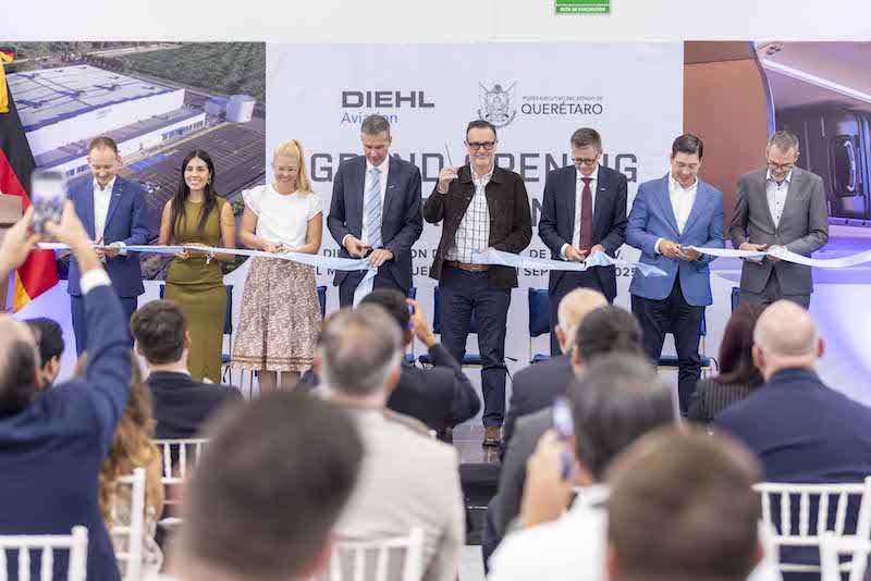 Querétaro fortalece liderazgo aeroespacial con nueva planta de Diehl Aviation con inversión de 918 mdp