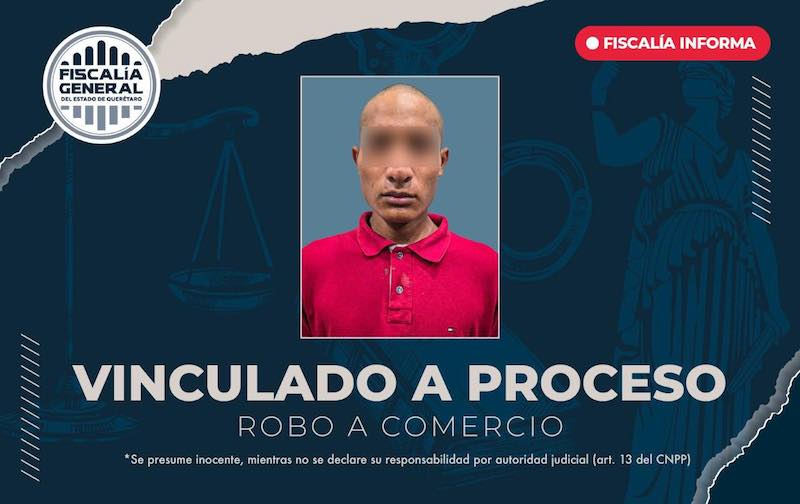 Vinculan a proceso a sujeto por robo a restaurante en Ezequiel Montes