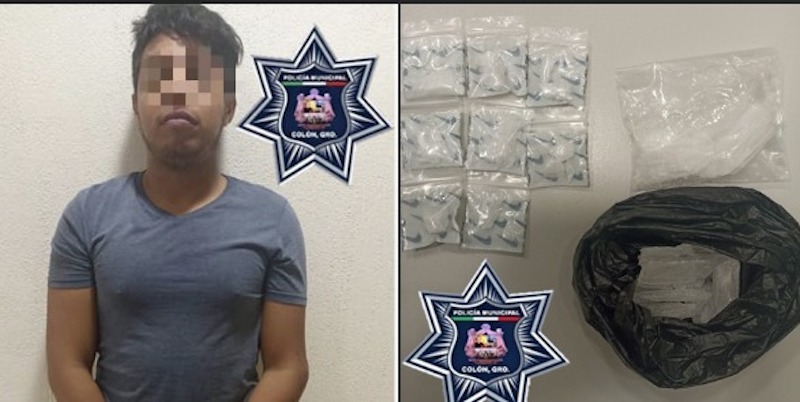 Aseguran a un hombre en Colón por delitos contra la salud