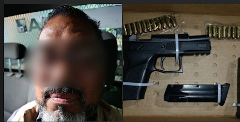 Detienen a sujeto armado en avenida Universidad durante operativo policial en Querétaro