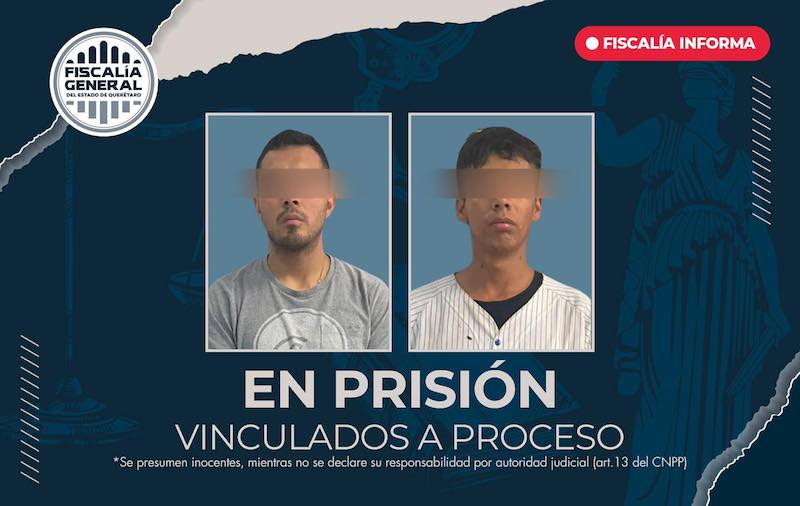 En prisión dos hombres por robo con violencia a repartidor en San José El Alto, Querétaro