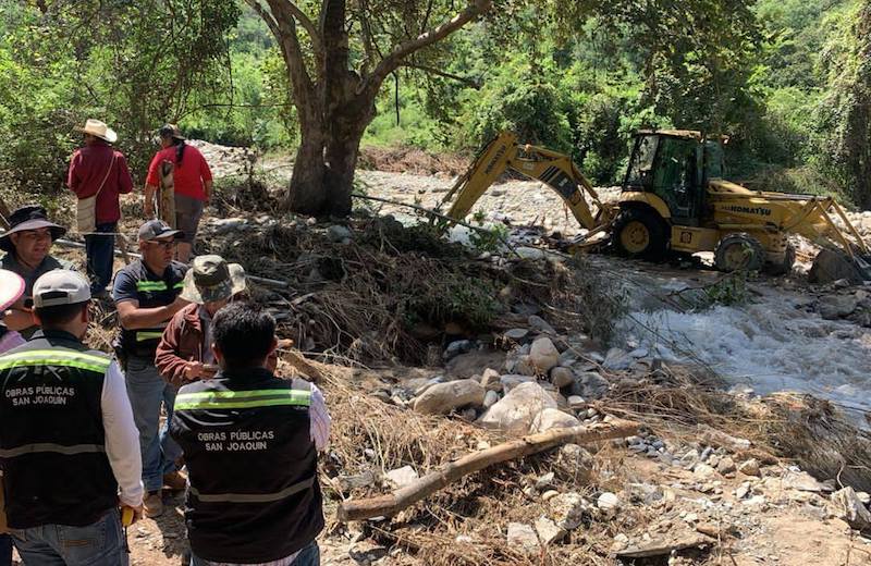 Ocho escuelas continúan afectadas por lluvias en la Sierra de Querétaro