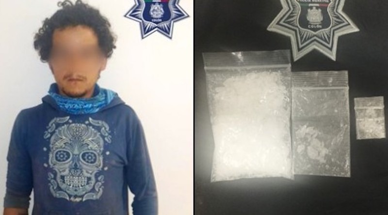 Policía de Colón detiene a hombre por delitos contra la salud en la comunidad de La Esperanza