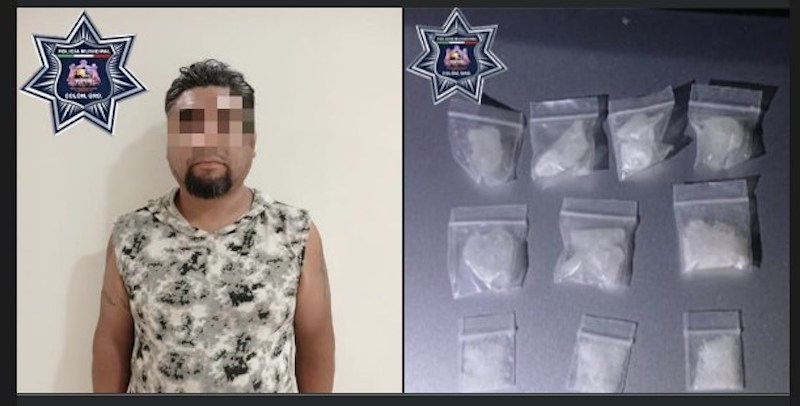 Policías de Colón aseguran a un hombre en Galeras por delitos contra la salud