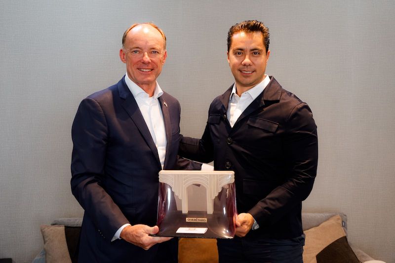 Se reúne Felifer Macías con el Embajador del Reino de los Países Bajos en México el Excelentísimo, André Driessen