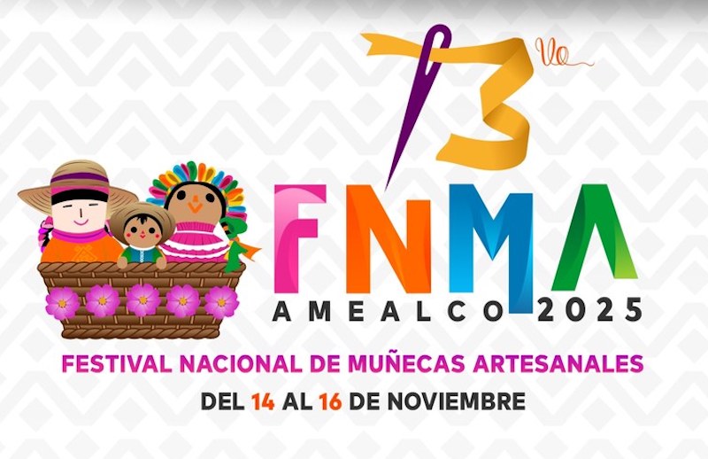 Amealco celebrará el 13° Festival Nacional de Muñecas Artesanales 2025 del 14 al 16 de noviembre