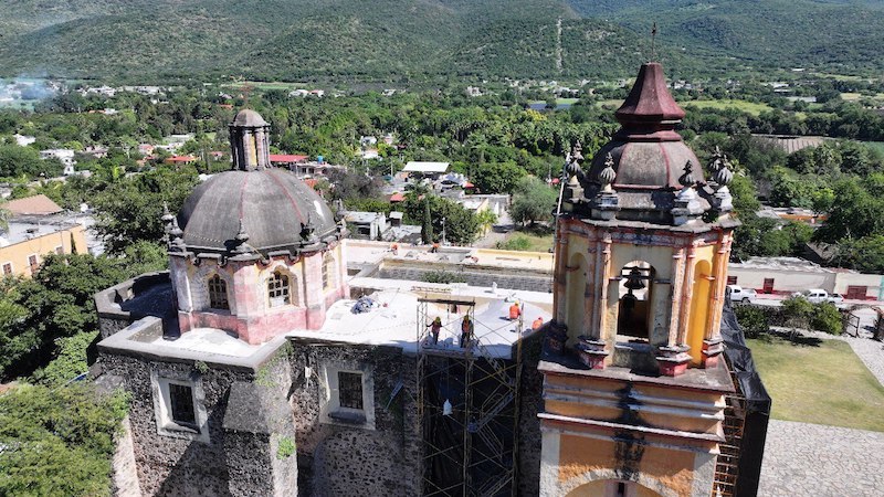 Avanza la restauración de la Misión de San Miguel Concá, Patrimonio de la Humanidad en la Sierra Gorda