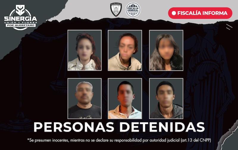 Cateo en La Pradera, El Marqués, deja seis detenidos y presunta droga asegurada