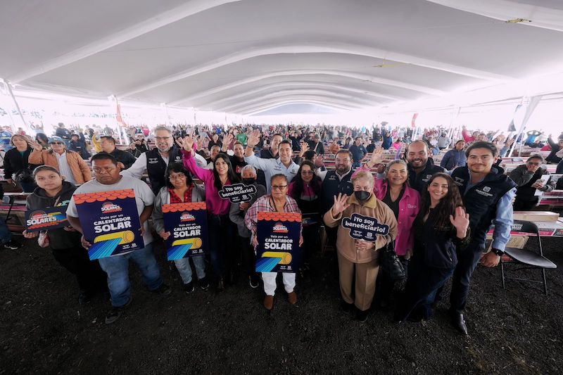Entregan más de mil calentadores solares en Querétaro como parte del programa “Tu Vivienda en Acción”