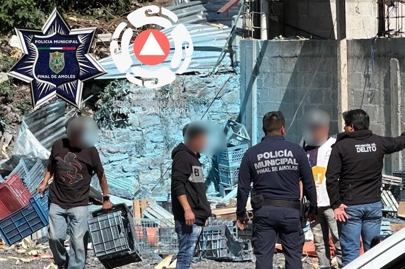 Explosión de pirotecnia en Pinal de Amoles deja seis personas lesionadas