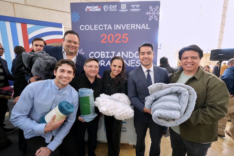 Inicia en Querétaro la Colecta Invernal 2025 “Cobijando Corazones”