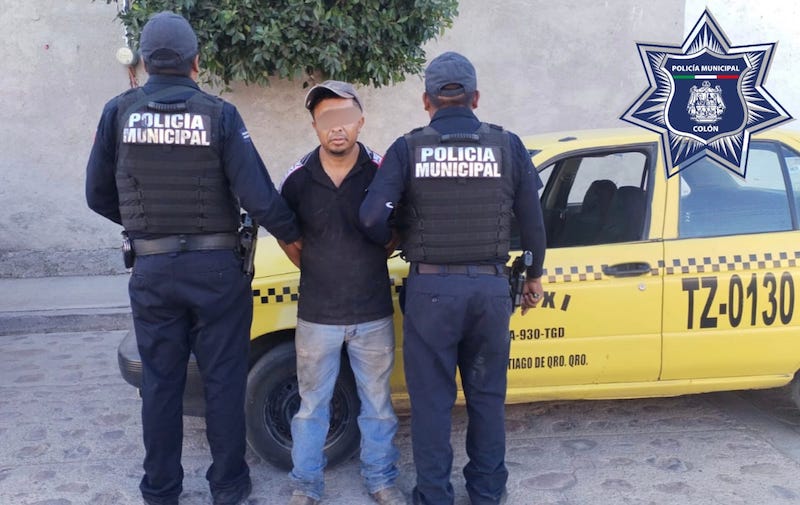 Recupera Policía de Colón taxi con reporte de robo y detiene a un presunto responsable