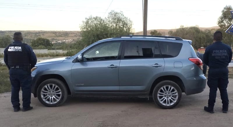 Recupera Policía de Colón vehículo con reporte de robo en San Ildefonso