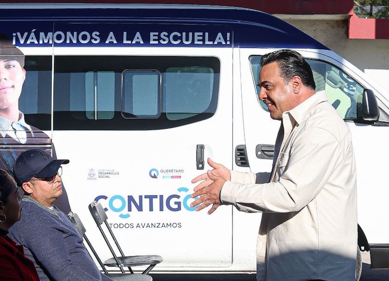 Atienden en Querétaro a más de 10 mil estudiantes con Transporte Escolar Gratuito