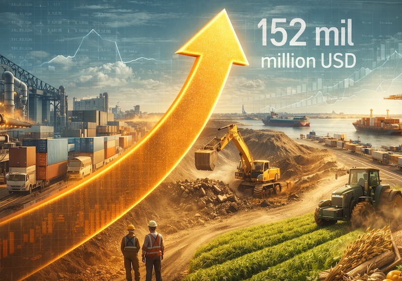 Crecen 9.2 % las exportaciones de las entidades federativas en el tercer trimestre de 2025