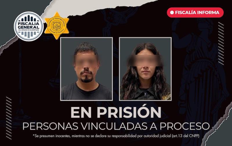Envían a prisión a dos personas por robo calificado a farmacia en Querétaro