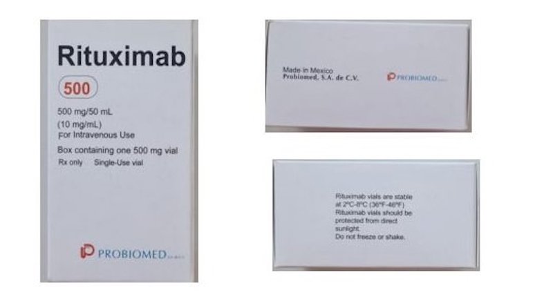 Lanzan alerta sanitaria por falsificación de medicamento oncológico Rituximab 500 mg/50 ml