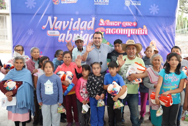 Lleva Gaspar Trueba Gira Navideña a 6 comunidades de Colón 2025