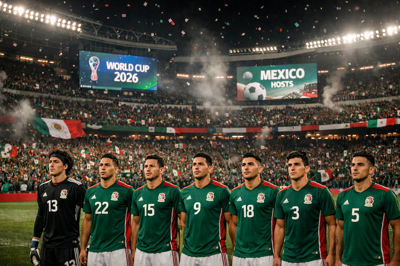 México ya conoce a sus rivales y sedes para el Mundial de futbol 2026