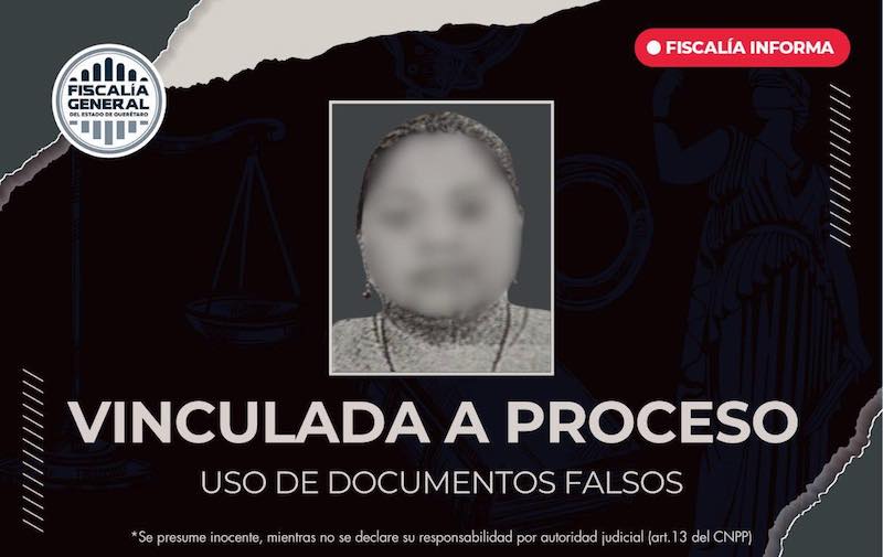Mujer vinculada a proceso en Querétaro por utilizar credencial laboral falsificada