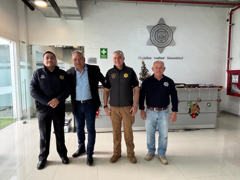 Oscar Pérez Martínez impulsa acuerdo histórico de seguridad durante visita al C4 de Querétaro