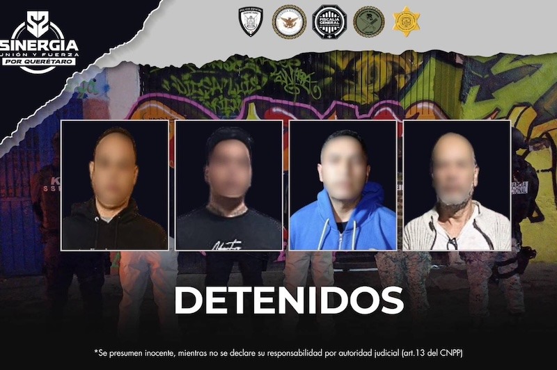 Cateos simultáneos en San Francisquito dejan cuatro detenidos en Querétaro
