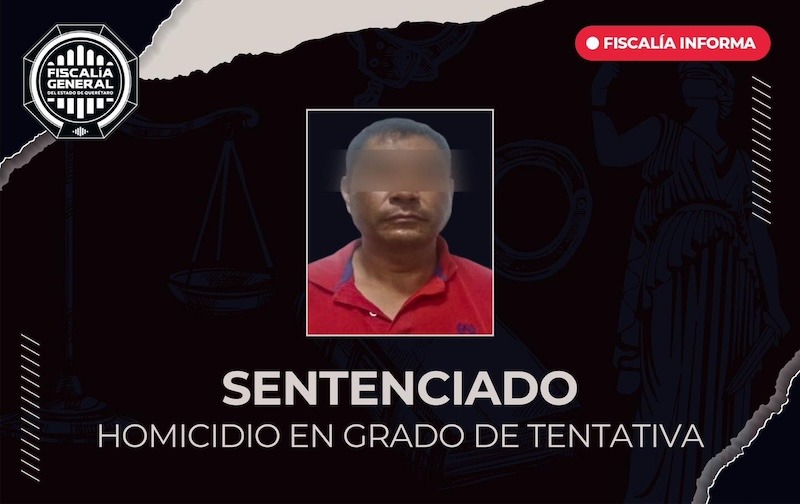 Cuatro años de prisión a Erik “N” por homicidio en grado de tentativa en El Marqués