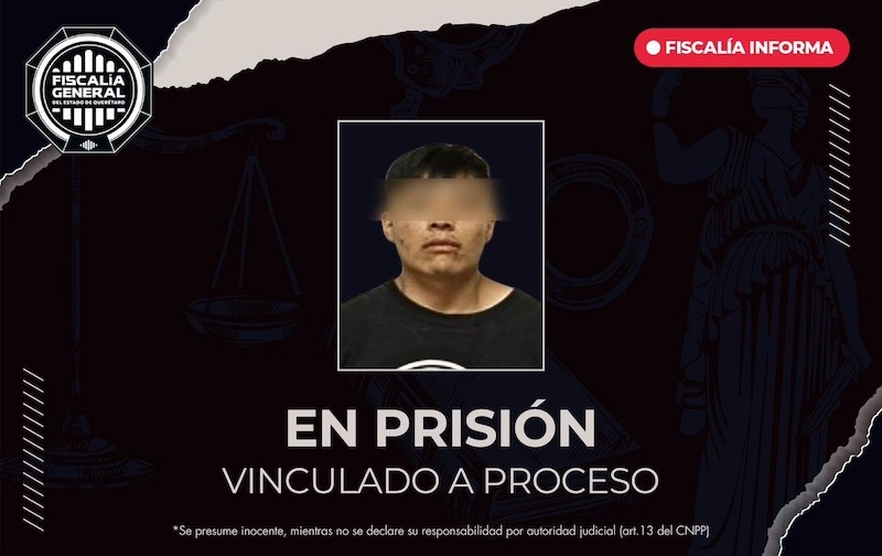Hombre es enviado a prisión por robo a comercio en la colonia El Retablo, Querétaro