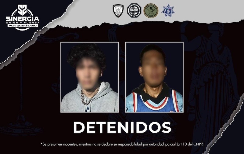 Cae “El Chuy” y “El Cris” en Colón tras cateo por delitos contra la salud