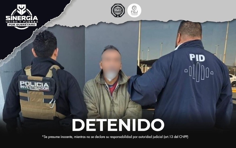 Capturan a presunto homicida por caso en Landa de Matamoros; fue localizado en Estados Unidos