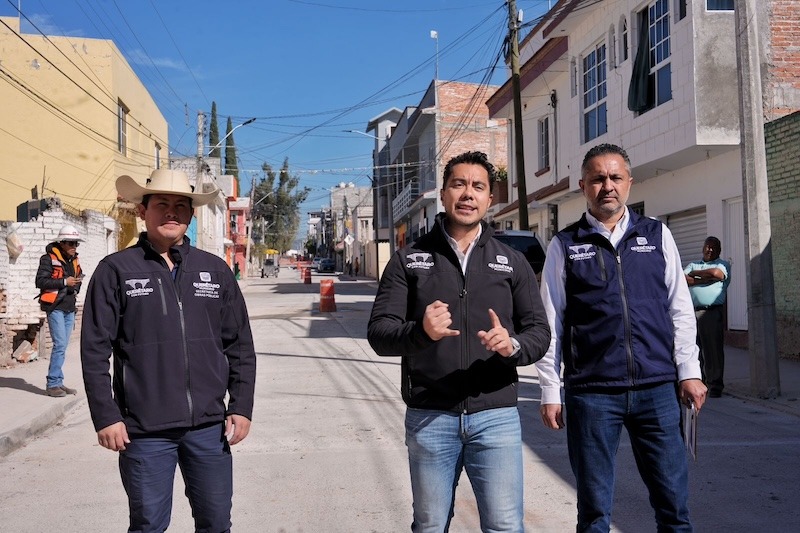 Felifer Macías supervisa avances de obra en Buenavista; invierten 22.8 mdp en Santa Rosa Jáuregui