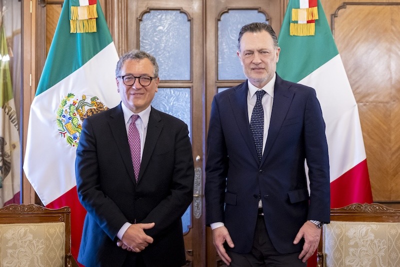 Gobernador Mauricio Kuri se reúne con el embajador de Italia para fortalecer lazos de cooperación