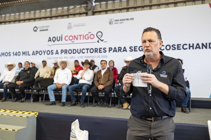 Impulsan el campo queretano con bolsa de 45 millones de pesos para productores de maíz