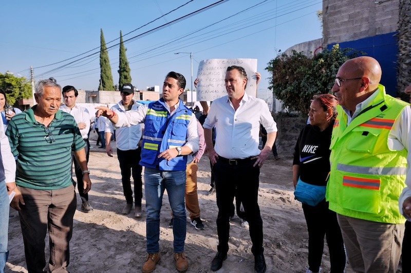 Supervisan obras pluviales en zona Menchaca-Peñuelas para reducir riesgos en temporada de lluvias