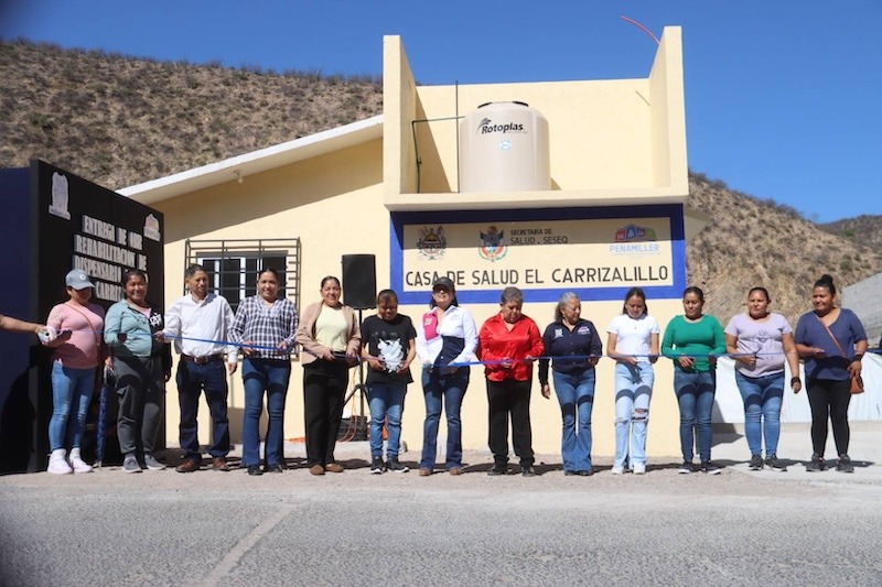 Ana Karen Jiménez inaugura casa de salud en Carrizalillo, Peñamiller