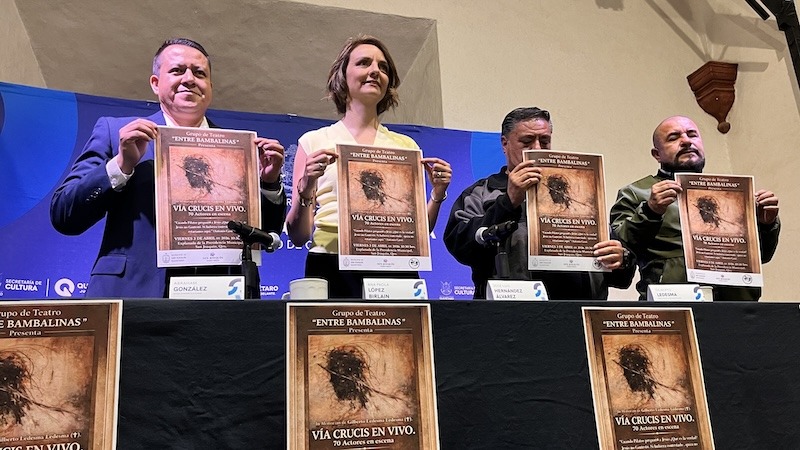 Anuncian Viacrucis en vivo en San Joaquín; esperan hasta 4 mil asistentes